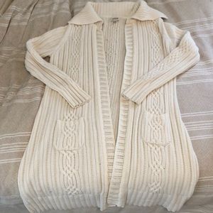 Long fisherman knit sweater!